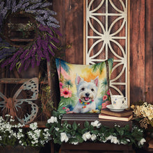 Load image into Gallery viewer, Westie Luau Throw Pillow
