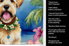 Load image into Gallery viewer, Wheaten Terrier Luau Kitchen Towel