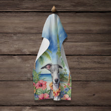 Load image into Gallery viewer, Whippet Luau Kitchen Towel