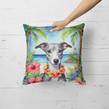Load image into Gallery viewer, Whippet Luau Throw Pillow