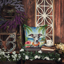 Load image into Gallery viewer, Whippet Luau Throw Pillow