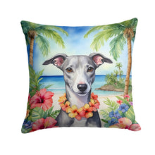 Load image into Gallery viewer, Whippet Luau Throw Pillow
