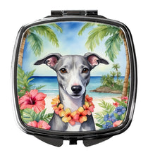 Load image into Gallery viewer, Whippet Luau Compact Mirror – Stylish Purse Mirror with Artistic Covers