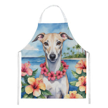 Load image into Gallery viewer, Whippet Luau Apron – Artist-Designed Kitchen, BBQ &amp; Craft Apron