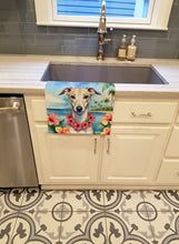 Load image into Gallery viewer, Whippet Luau Kitchen Towel