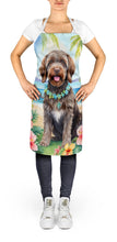 Load image into Gallery viewer, Wirehaired Pointing Griffon Luau Apron – Artist-Designed Kitchen, BBQ &amp; Craft Apron