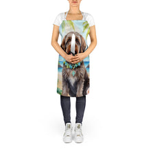 Load image into Gallery viewer, Wirehaired Pointing Griffon Luau Apron – Artist-Designed Kitchen, BBQ &amp; Craft Apron