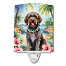 Load image into Gallery viewer, Wirehaired Pointing Griffon Luau Ceramic Night Light