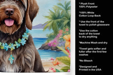 Load image into Gallery viewer, Wirehaired Pointing Griffon Luau Kitchen Towel
