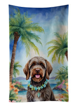 Load image into Gallery viewer, Wirehaired Pointing Griffon Luau Kitchen Towel