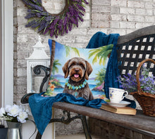 Load image into Gallery viewer, Wirehaired Pointing Griffon Luau Throw Pillow