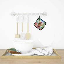 Load image into Gallery viewer, Yorkshire Terrier Luau Pot Holders - Set of 2 Decorative Kitchen Helpers | Made in the USA