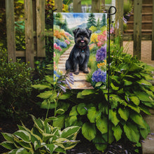Load image into Gallery viewer, Affenpinscher Spring Path Garden Flag  – Dog-Themed Floral Outdoor Decor