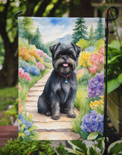 Load image into Gallery viewer, Affenpinscher Spring Path Garden Flag  – Dog-Themed Floral Outdoor Decor
