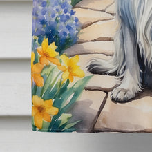 Load image into Gallery viewer, Afghan Hound Spring Path House Flag