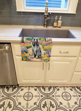 Load image into Gallery viewer, Afghan Hound Spring Garden Kitchen Towel