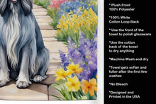 Load image into Gallery viewer, Afghan Hound Spring Garden Kitchen Towel