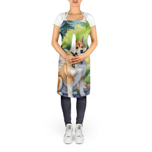Load image into Gallery viewer, Akita Spring Garden Apron – Artist-Designed Kitchen, BBQ &amp; Craft Apron