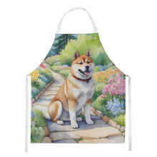 Load image into Gallery viewer, Akita Spring Garden Apron – Artist-Designed Kitchen, BBQ &amp; Craft Apron