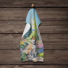 Load image into Gallery viewer, Akita Spring Garden Kitchen Towel