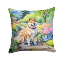 Load image into Gallery viewer, Akita Spring Garden Throw Pillow
