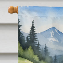 Load image into Gallery viewer, Alaskan Klee Kai Spring Path House Flag