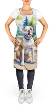 Load image into Gallery viewer, American Bulldog Spring Garden Apron – Artist-Designed Kitchen, BBQ &amp; Craft Apron