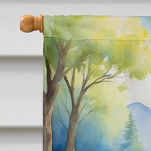 Load image into Gallery viewer, American Bulldog Spring Path House Flag