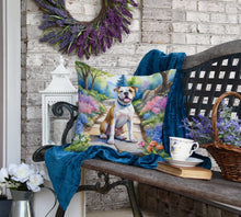 Load image into Gallery viewer, American Bulldog Spring Garden Throw Pillow