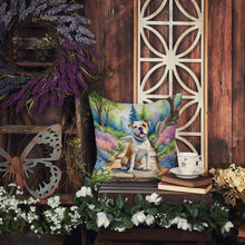 Load image into Gallery viewer, American Bulldog Spring Garden Throw Pillow