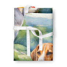 Load image into Gallery viewer, American Foxhound Spring Garden Apron – Artist-Designed Kitchen, BBQ &amp; Craft Apron
