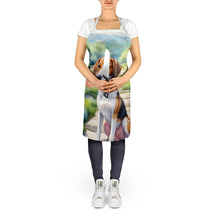 Load image into Gallery viewer, American Foxhound Spring Garden Apron – Artist-Designed Kitchen, BBQ &amp; Craft Apron
