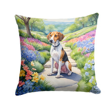 Load image into Gallery viewer, American Foxhound Spring Garden Throw Pillow