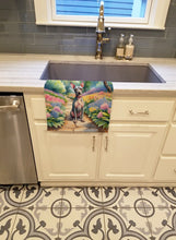 Load image into Gallery viewer, American Hairless Terrier Spring Garden Kitchen Towel