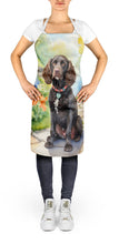 Load image into Gallery viewer, American Water Spaniel Spring Garden Apron – Artist-Designed Kitchen, BBQ &amp; Craft Apron