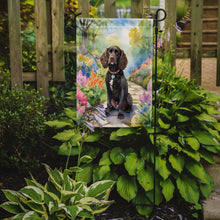 Load image into Gallery viewer, American Water Spaniel Spring Path Garden Flag  – Dog-Themed Floral Outdoor Decor