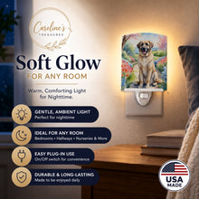 Load image into Gallery viewer, Anatolian Shepherd Spring Garden Ceramic Night Light Compact, UL-Certified, Ideal for Bedroom, Bathroom, Nursery, Hallway, Kitchen, 6x4x3, Multicolor