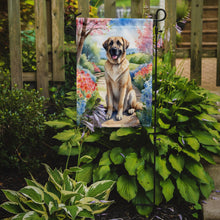 Load image into Gallery viewer, American Water Spaniel Spring Path House Flag  – Dog-Themed Floral Outdoor Decor