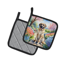 Load image into Gallery viewer, Anatolian Shepherd Spring Garden Pot Holders - Set of 2 Decorative Kitchen Helpers | Made in the USA