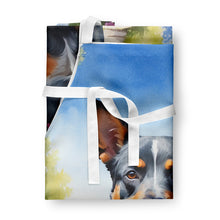 Load image into Gallery viewer, Australian Cattle Dog Spring Garden Apron – Artist-Designed Kitchen, BBQ &amp; Craft Apron