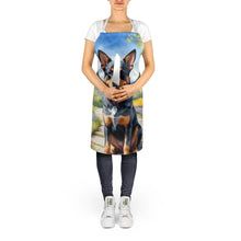 Load image into Gallery viewer, Australian Cattle Dog Spring Garden Apron – Artist-Designed Kitchen, BBQ &amp; Craft Apron