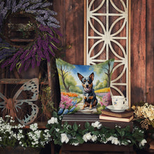 Load image into Gallery viewer, Australian Cattle Dog Spring Garden Throw Pillow