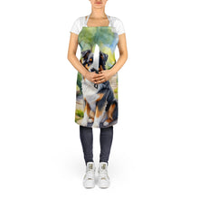 Load image into Gallery viewer, Australian Shepherd Spring Garden Apron – Artist-Designed Kitchen, BBQ &amp; Craft Apron