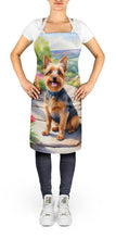 Load image into Gallery viewer, Australian Terrier Spring Garden Apron – Artist-Designed Kitchen, BBQ &amp; Craft Apron