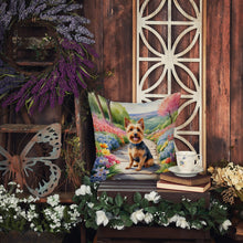 Load image into Gallery viewer, Australian Terrier Spring Garden Throw Pillow