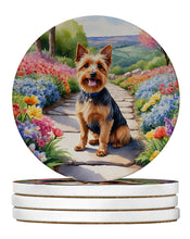 Load image into Gallery viewer, Australian Terrier Spring Garden Large Sandstone Coasters Pack of 4