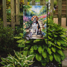 Load image into Gallery viewer, Beagle Spring Garden Path Flag  – Dog-Themed Floral Outdoor Decor