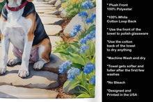 Load image into Gallery viewer, Beagle Spring Garden Kitchen Towel