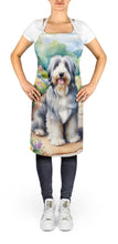 Load image into Gallery viewer, Bearded Collie Spring Garden Apron – Artist-Designed Kitchen, BBQ &amp; Craft Apron