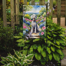 Load image into Gallery viewer, Bedlington Terrier Spring Path Garden Flag  – Dog-Themed Floral Outdoor Decor